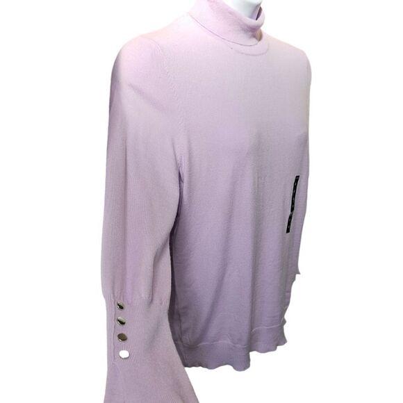 NEW TORRID EVERYDAY SOFT Purple Pullover Turtleneck Sweater Plus Size 2X - Picture 4 of 16